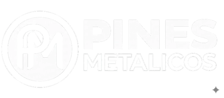 logo pines metalicos